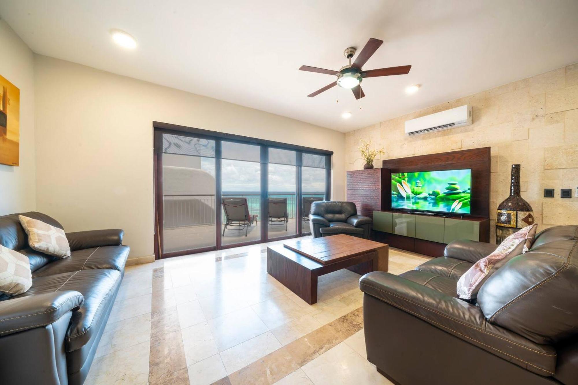 Surf 408 - Beachfront Stunning Ocean View Penthouse - At El Faro * Playa del Carmen